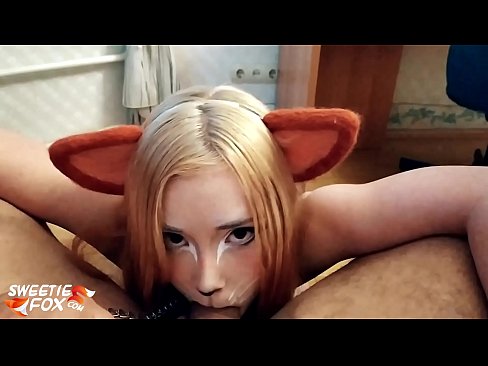 ❤️ Kitsune norīt penis un sperma viņas mutē ️ Super sekss pie mums ❤